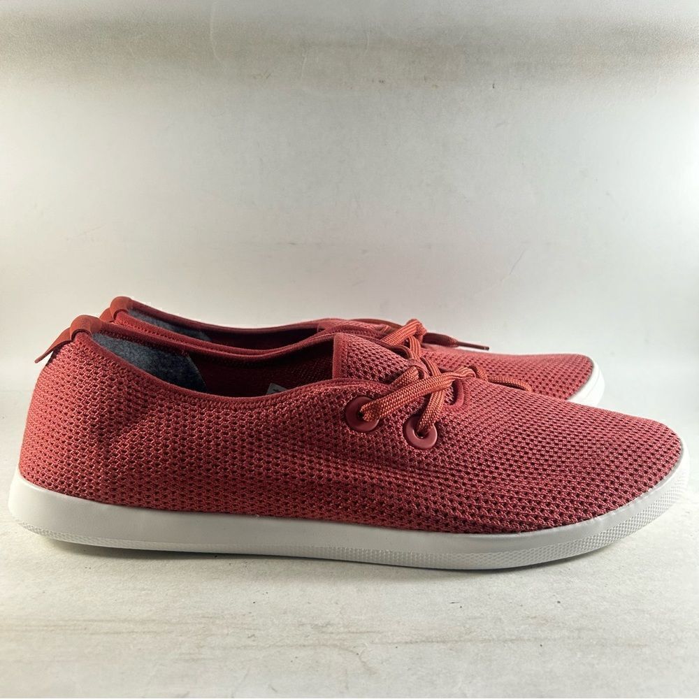 allbirds Men's Coral Red Knit Sneakers